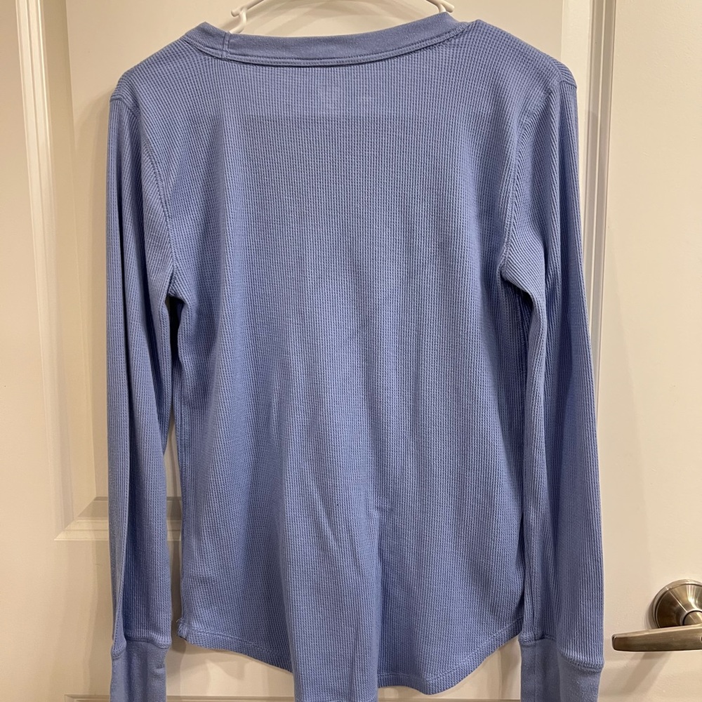 GAP Waffle Knit Blue Crewneck | Size Medium - Picture 3 of 3